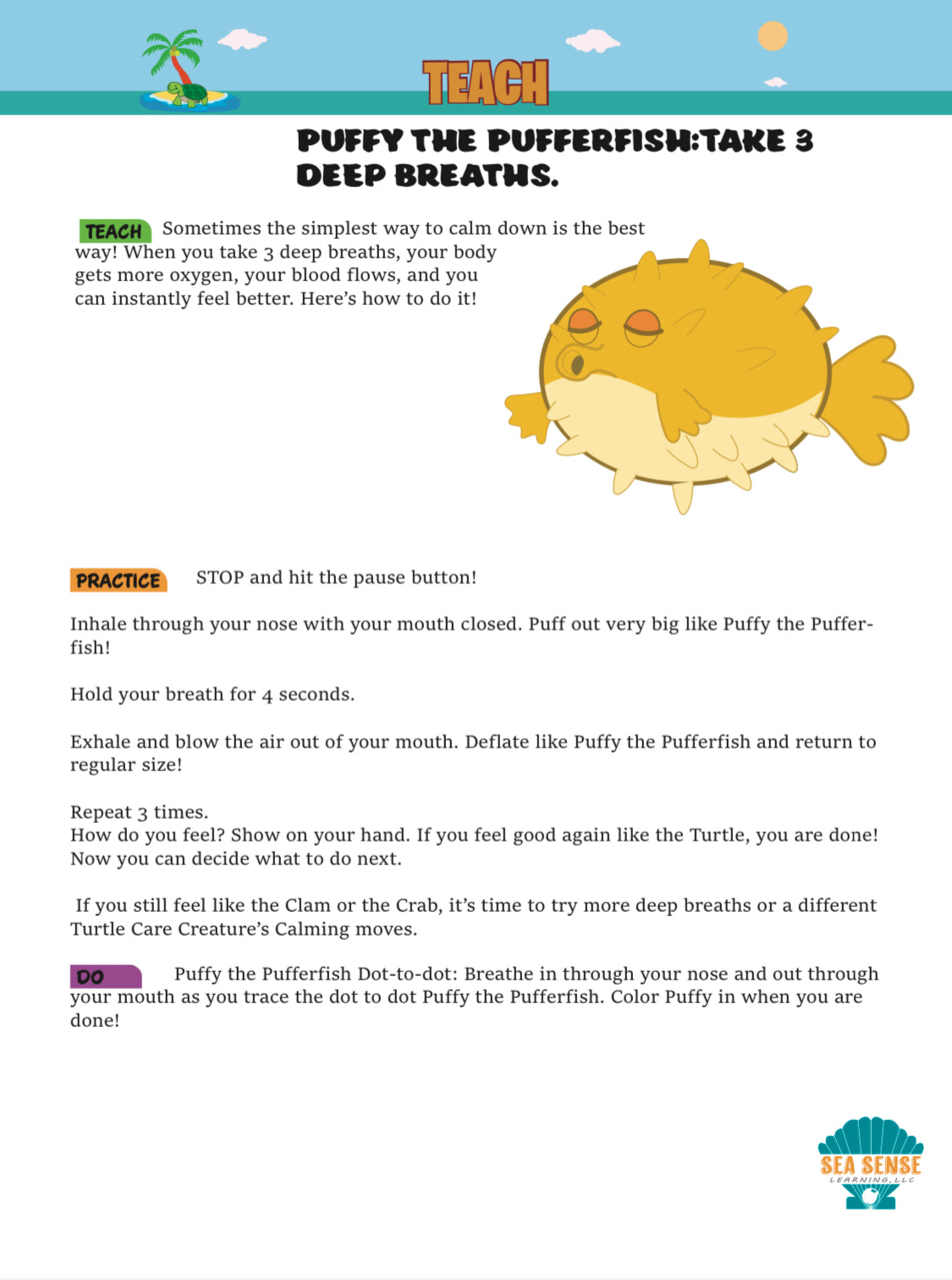 social and emotional learning, sel poster, turtleclam crab, sel activity book