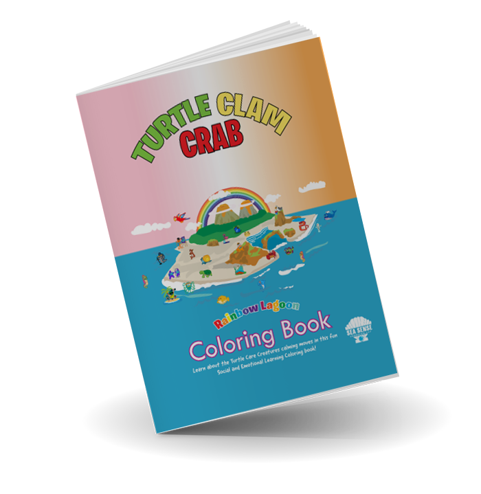 Turtle Clam Crab Coloring Book (digital download)