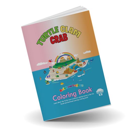Turtle Clam Crab Coloring Book (digital download)