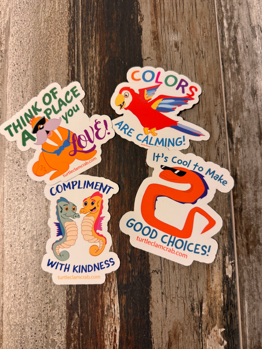 Turtle Care Creature Large Sticker